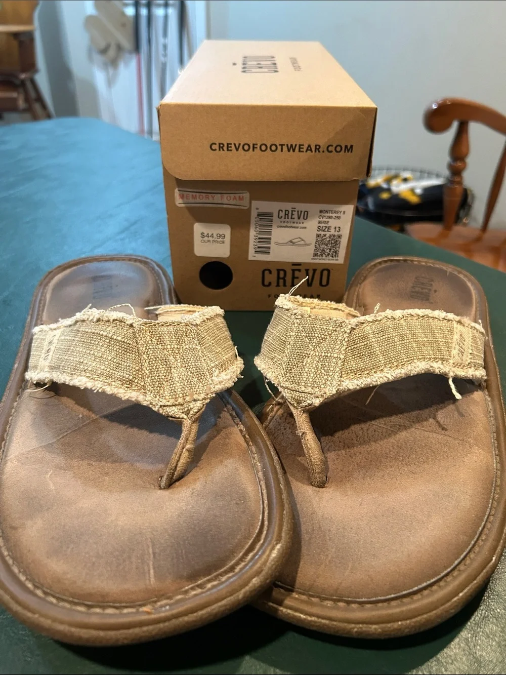 Men’s Crevo Boho Style Flip Flops